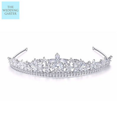 crystal bridal crown