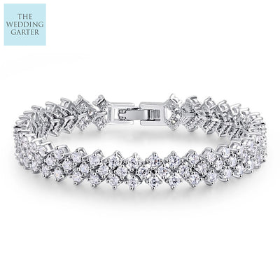 big bling CZ diamond bracelet