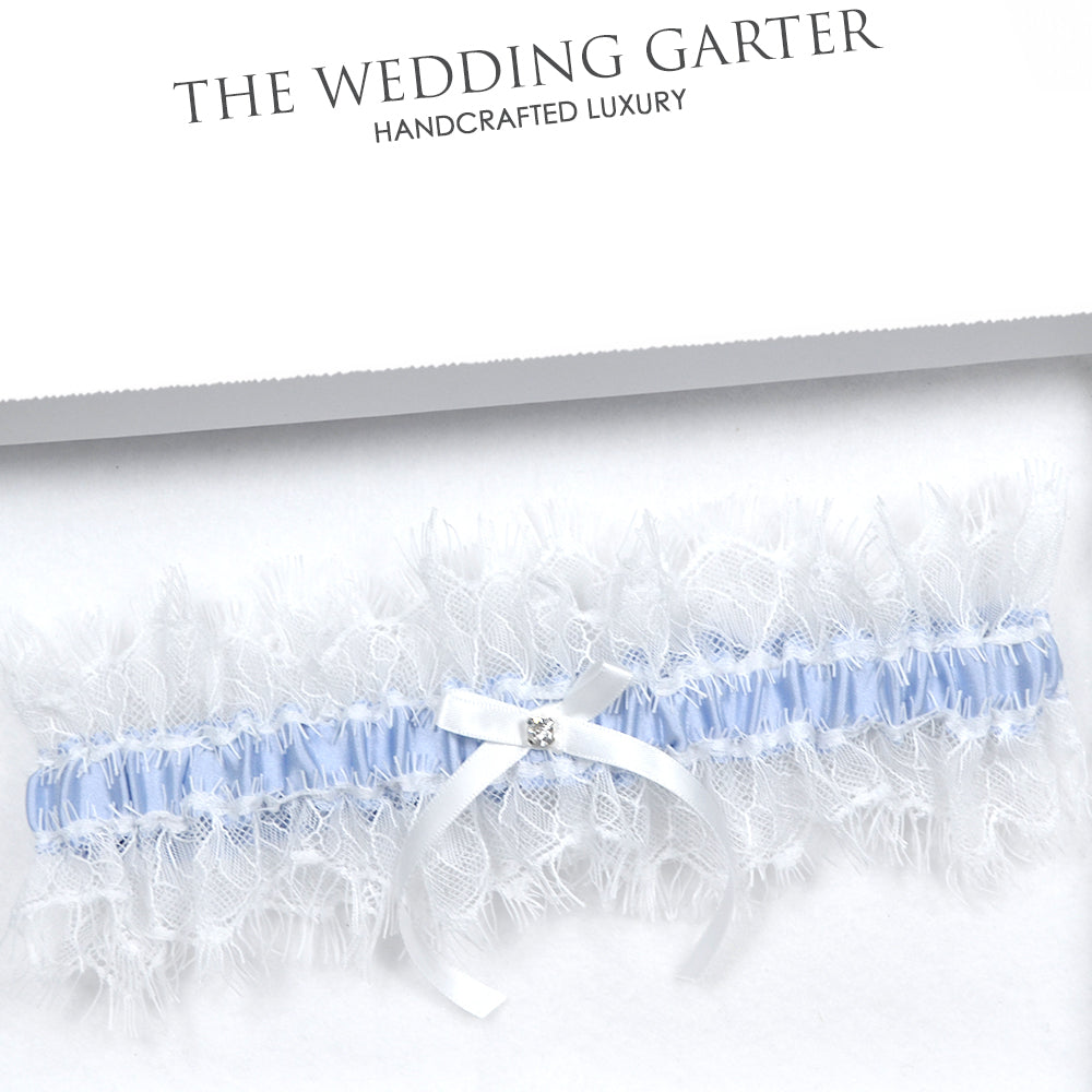silk wedding garter