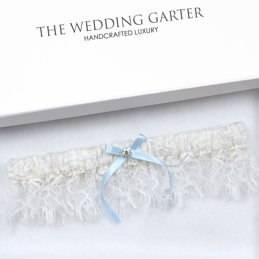 chantilly lace wedding garter