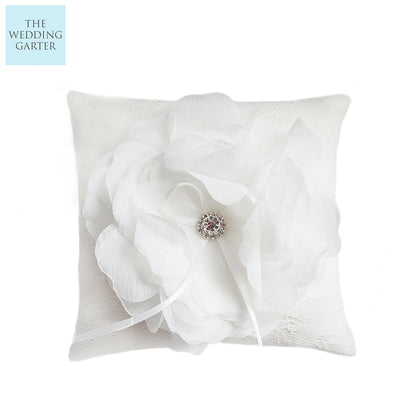 ivory ring pillow