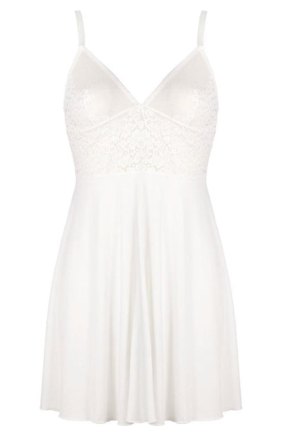 Delicate Ivory Sheer Babydoll Wedding Lingerie