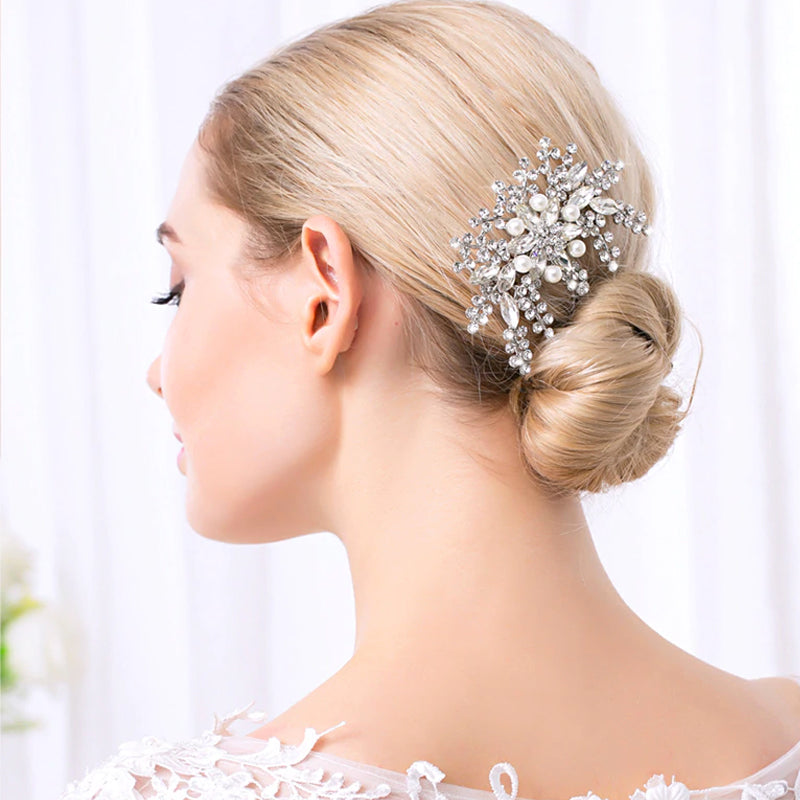 pearl wedding hair accessories