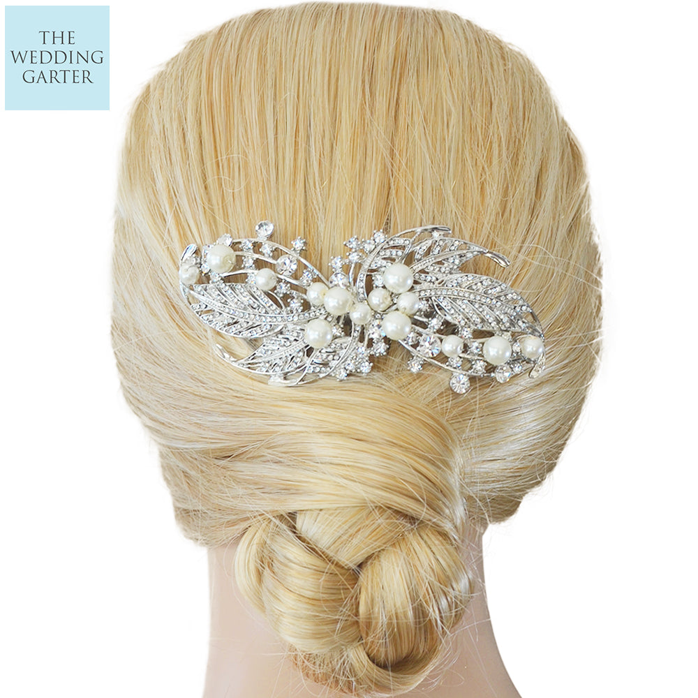 pearl bridal headpiece