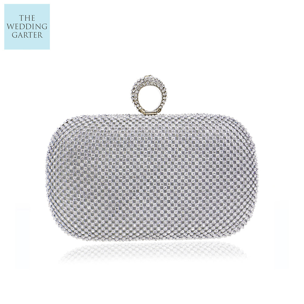 silver evening bag online