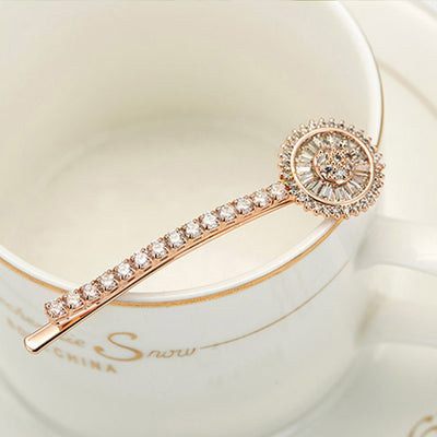 Sparkling Cubic Zirconia Silver Wedding Hair Accessories