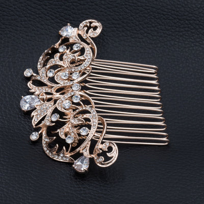 Rose Gold Vintage Design Bridal Headpiece