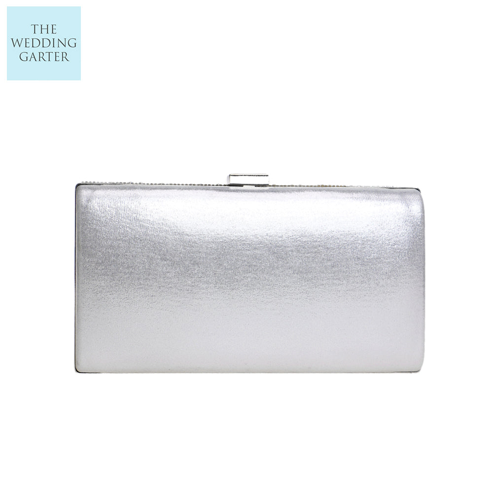Beaded Pearl & Crystal Gold Evening Bag
