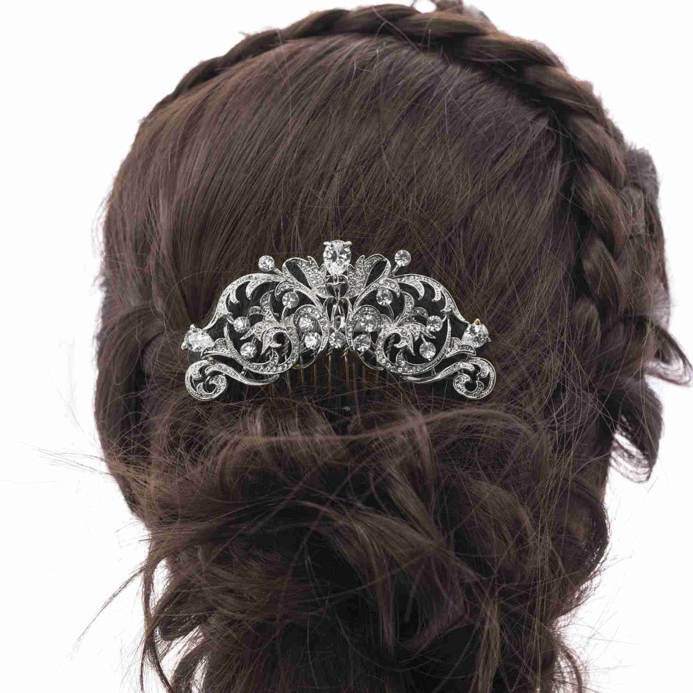 Rose Gold Vintage Design Bridal Headpiece