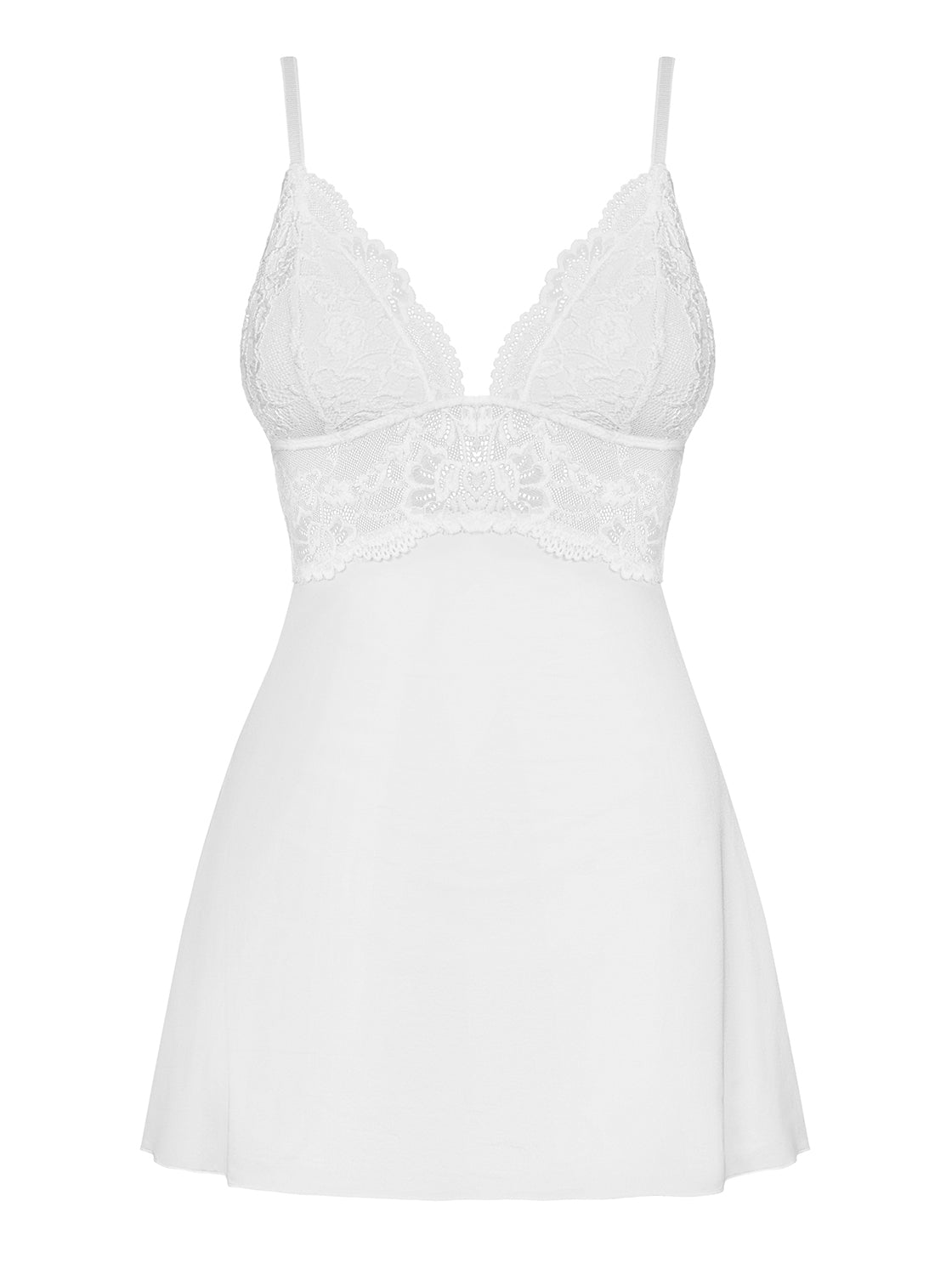 Sexy White Lace Bridal Babydoll Lingerie